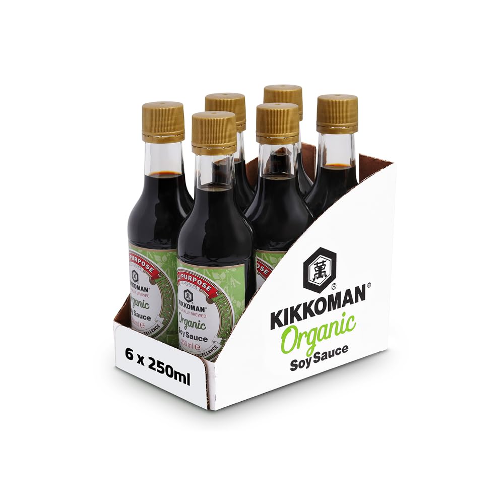 Kikkoman Organic Soy Sauce Naturally Brewed, 8.45 fl oz ℮ 250 ml