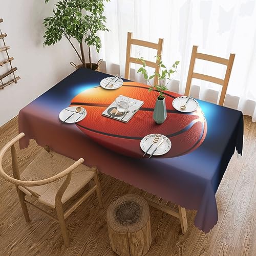 Nappe basket-ball infroissable et lavable pour table de salon - 2