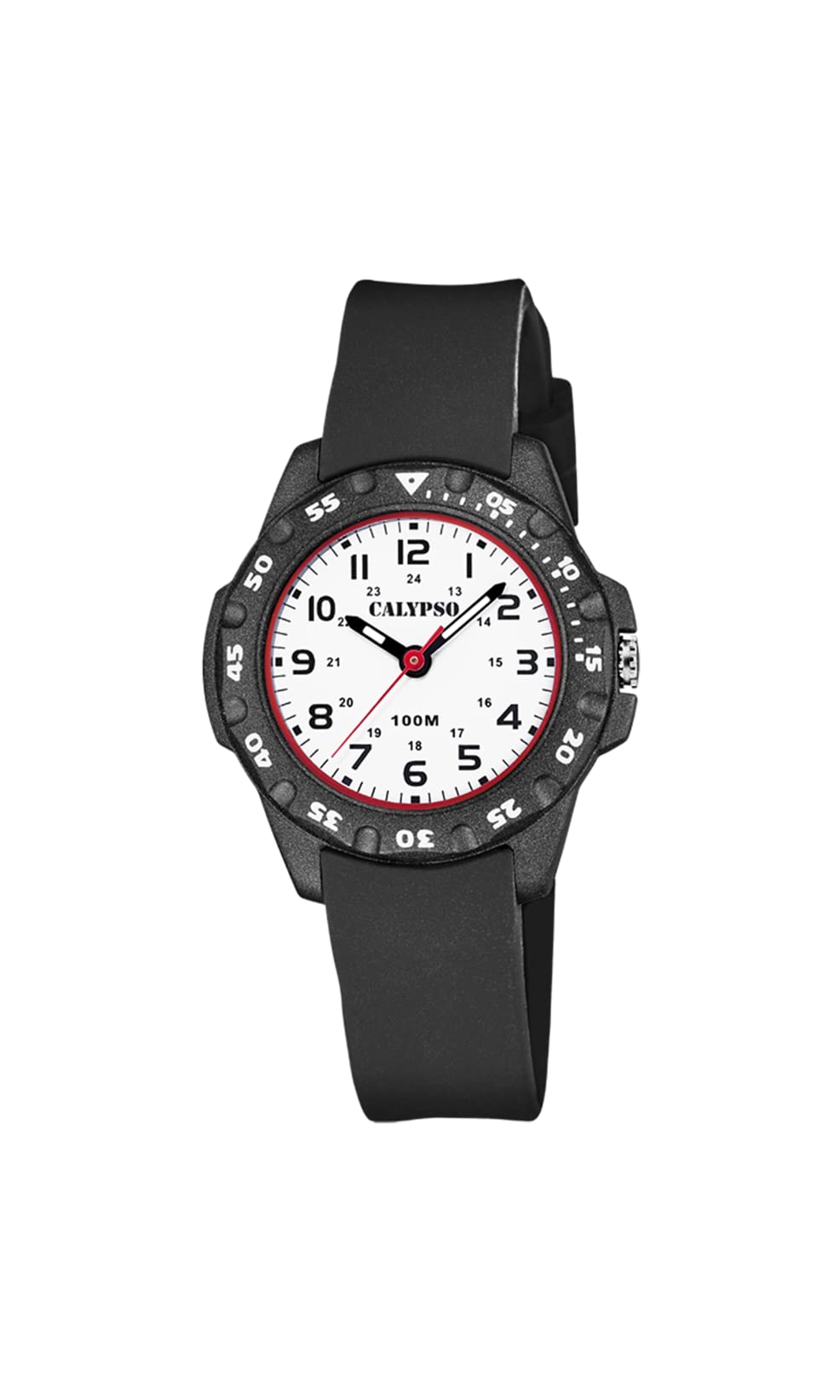 Calypso Unisex Black & Red Watch K5821/3
