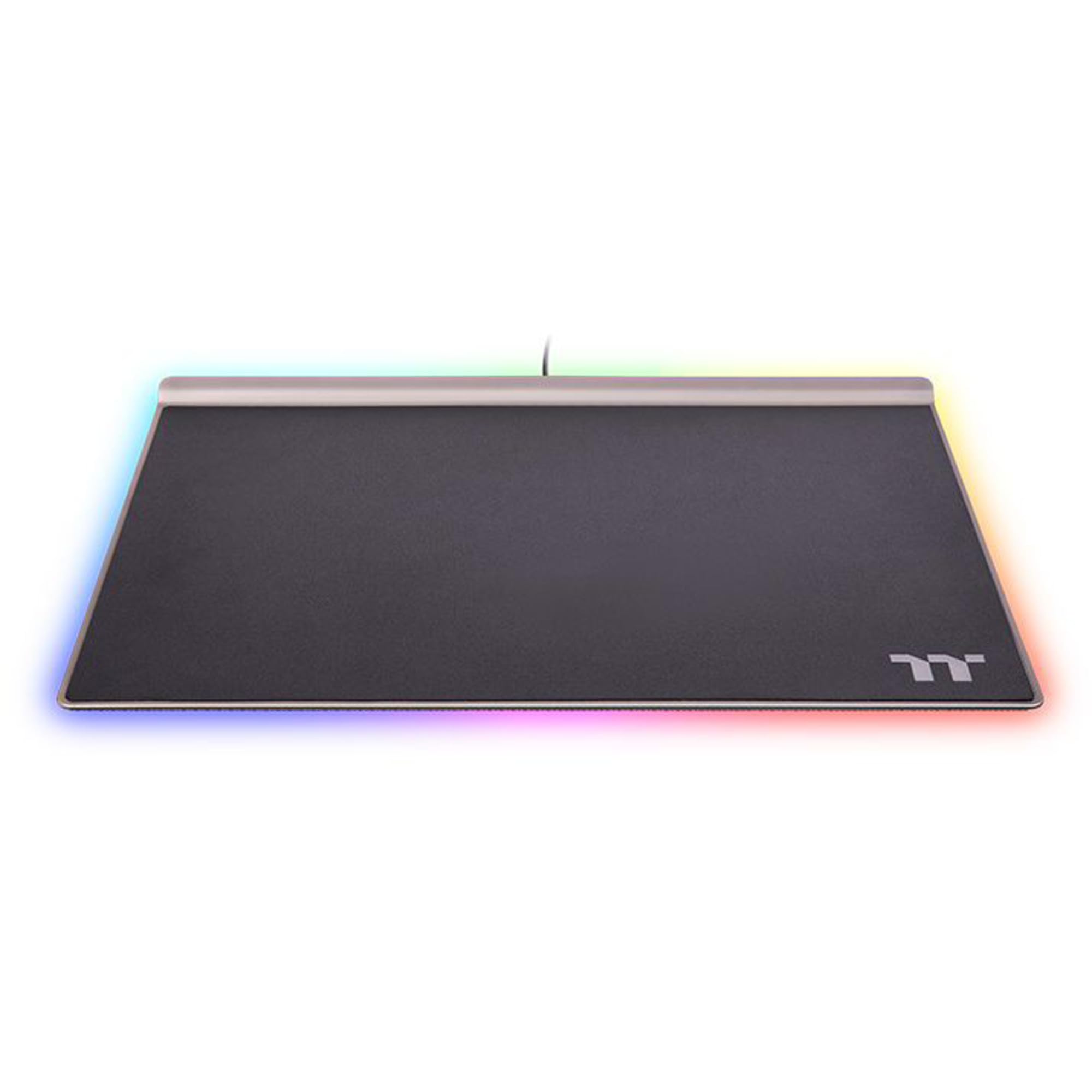 THERMALTAKE Argent MP1 RGB Alfombrilla de Ratón para juegos Negro, Titanio