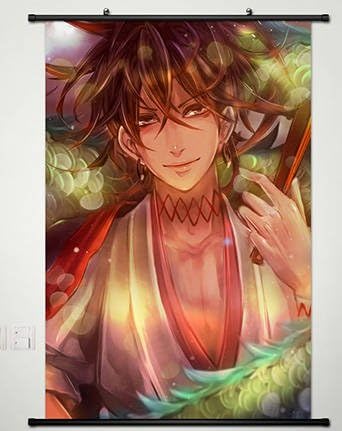 Anime Donten ni Warau / Laughing Under the Clouds Home Decor Poster Wall Scroll Janpan Art KUMOU TENKA Cosplay 23.6 x 35.4 Inches-011[A]