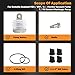 Complete Replacement Kit Fits for Dometic 385230980 Pump Bellow (S, T, J, VHT & VG Series) - Includes 4-Pack 385310076 1-1/2'' Duckbill Valve, 2-Pack 385310151 O-Ring Kit