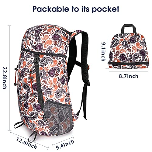 G4Free Lightweight Packable Hiking Backpack 40L Travel Camping Daypack Foldable #TOP1
