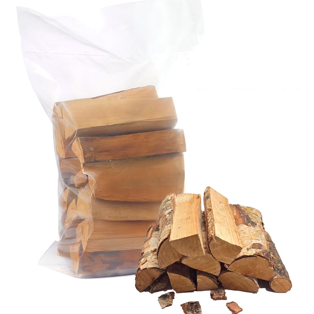 Flicker & Flame Brown Kiln Dried Hardwood Logs – 18L Grab Bags – Quick To Light & Easy To Use – Consistent Heat Output – Low Residue – Eco-Friendly Sourcing – Ready To Burn Certified