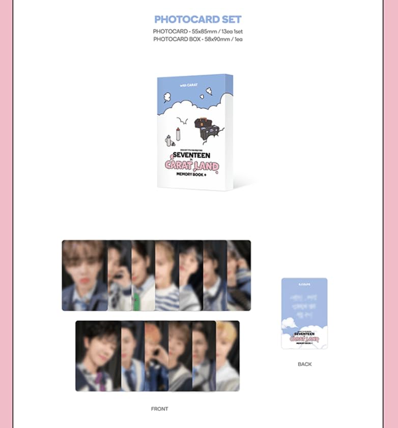 SEVENTEEN CARAT LAND 2017 メモリーブック 3冊セット SEVENTEEN CARAT