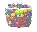 Click N' Play Value Pack of 400 Phthalate Free BPA Free Crush Proof Plastic Ball, Pit Balls - 6 Bright Colors in Reusable and Durable Storage Mesh Bag with Zipper