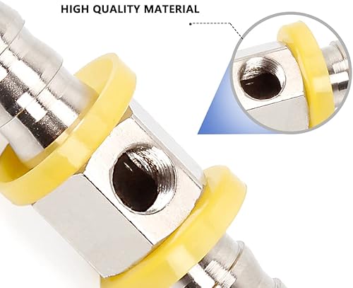 Miniatura 4 de 38 "Línea de combustible de presión de combustible con púas de bloqueo en T adaptador de montaje en T incluye abrazaderas