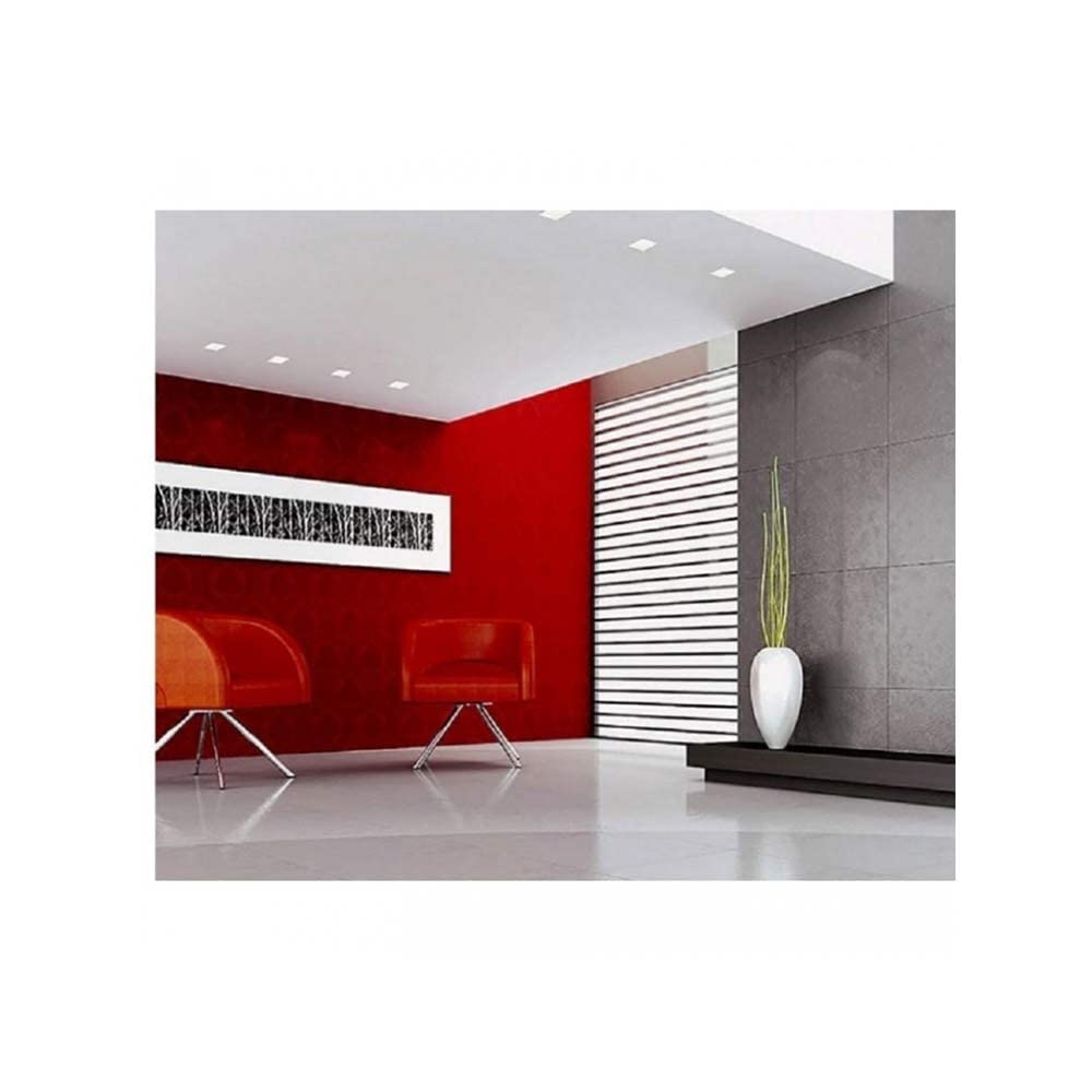 Portafaretto incasso Quadrato in Gesso Ceramico per GU10 e MR16 - Alette regolabili