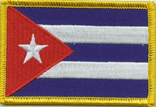 U24 Toppa termoadesiva con bandiera di Cuba