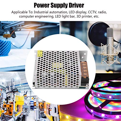 Image of Power Supply Driver Adapter DC 12V 60W Aluminum Alloy LED Screen Light Bar 3D Printer Computer Project AC to DC Converter 12V 5A