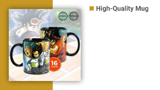 Amazon.com: Dragon Ball Super Goku Heat Changing 11oz Ceramic Coffee Mug :  Home & Kitchen