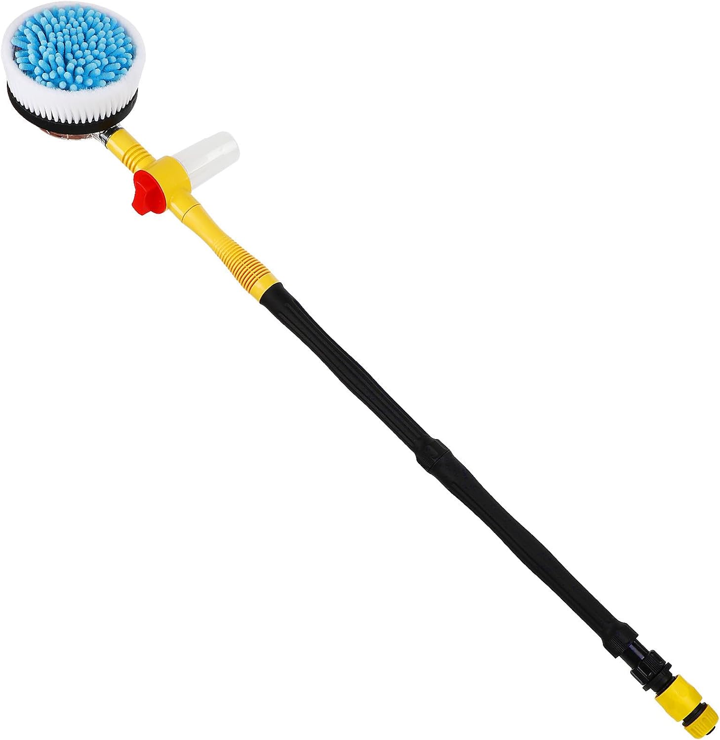 LABRIMP Rotating Car Wash Brush with Adjustable Water Flow Chenille