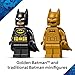 LEGO DC Batman: Batman Logo Building Toy - Super Hero Bedroom Decor for Kids, Boys & Girls, Ages 12+ - W/Classic & Golden Batman Minifigures - Gift Idea for Birthdays & Fans - 76330