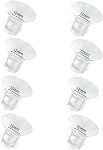 Inserts à brides 13/15/17/19/21mm*2 10PCS,24mm Boucliers / brides de pompe à sein compatibles avec Momcozy S9/S9pro/S10/S12/S12pro/Spectra/Medela/Willow/TSRETE,Réduire 24mm Tunnel jusqu'à la taille correcte