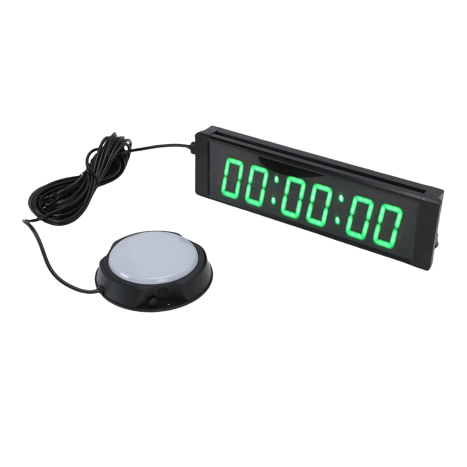 Countdown LED Stopwatch Clock with Remote Control for Training, Extreme Challenges - 1.5 Inch 6 Digit Timer