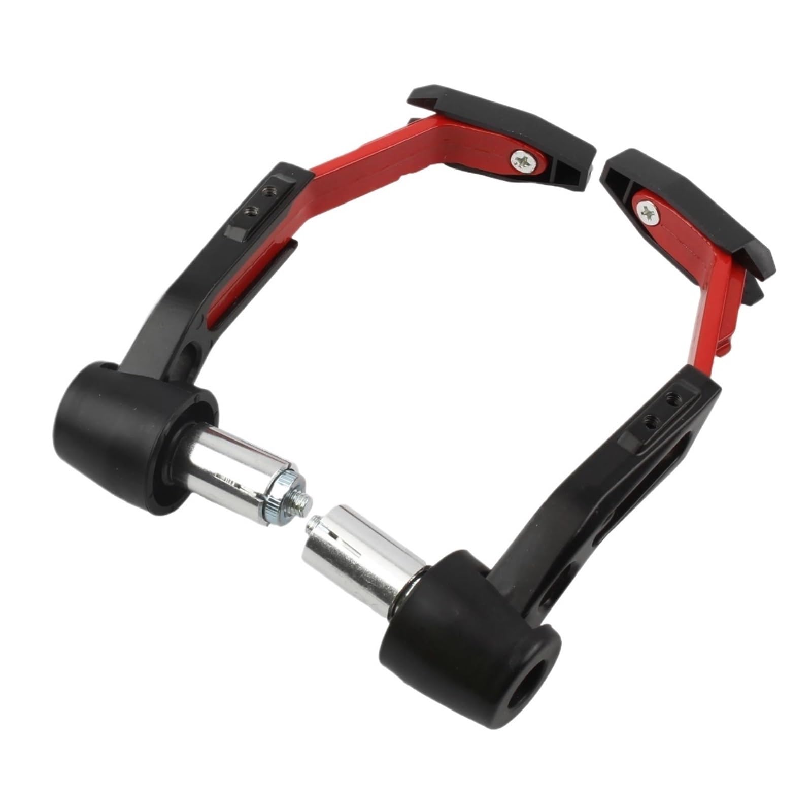 Hjtedhe Red Motorcycle Handlebar Protector Brake Lever Guards Motorcycle Brake Clutch Guard Handguards Hand For 22Mm Handlebar(Red)