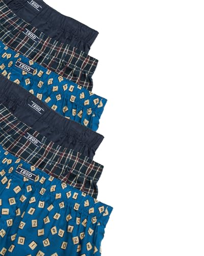 IZOD Men's Boxer Shorts - 6 Pack Loose Fit Mens Cotton Woven Underwear Boxers - Soft Breathable Boxers for Men (M-2XL)2