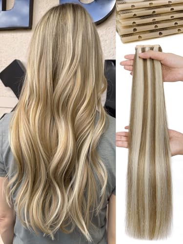WIGNEE OVO Double Hand-Tied Weft Hair Extensions,100g Real Remy Human
