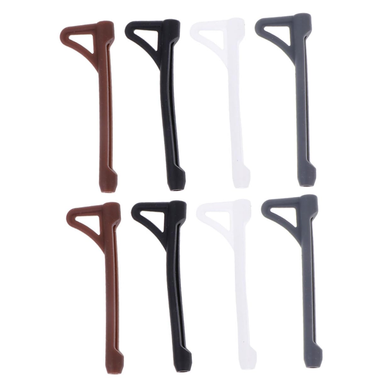 HOLIDYOYO 8Pairs Slip Eyeglass Retainers Ear Grips for Glasses Non Slip Glasses Protectors Comfortable Durable Detachment for Sunglasses and