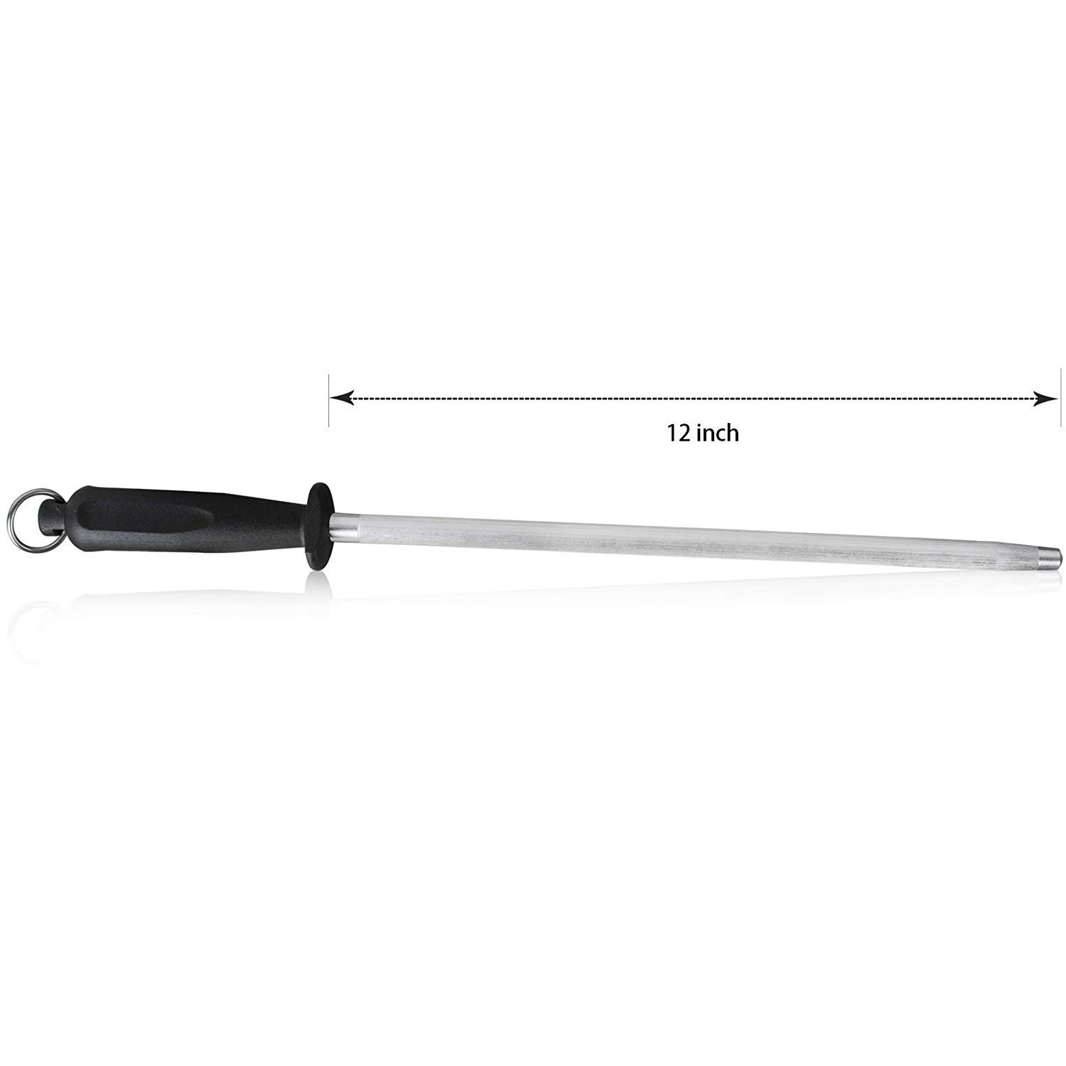 Rena Germany Knife Sharpening Rod/Stick - Manual Knife Honing Tool for Kitchen - Ideal for All Types of Knives & Scissors - 12 Inch - Image 2 thumbnail