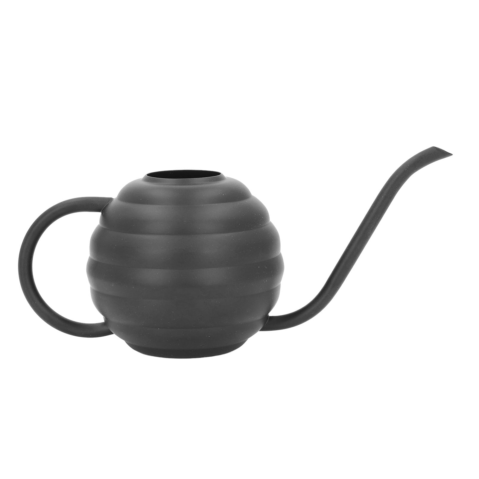 Stainless Steel Metal Watering, Portable Stainless Steel Long Spout Watering Can For Indoor Outdoor Bonsai Garden(Negro)