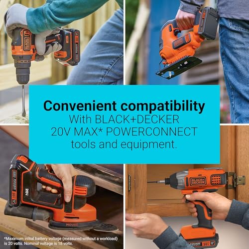 Image of BLACK+DECKER 20V MAX Lithium Battery POWERCONNECT 2.0Ah Cordless Tool Battery Packs, Lightweight Power Tool Battery, Charger Sold Separately (LBXR2020-OPE)