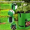 kopotma 5Packs 10Gal Colorful Potato Grow Bags, Heavy Duty Potato Bags for Growing Potatoes, Potato Planter, Non-Woven Fabric, Muticolor #2