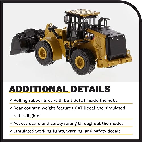 1:64 Caterpillar 950M Cargadora de Ruedas Diecast Masters miniatura 5