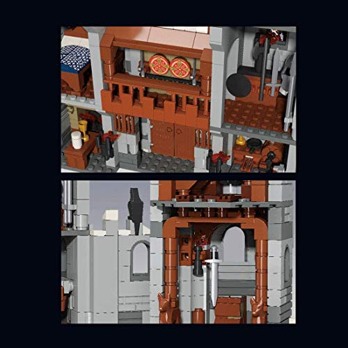 LAKIOMZ Winterfell Baustein Modell 2217pcs MOC Western Fairy Tales DIY Building Stem Spielzeug für Game of Thrones… – Bild 8