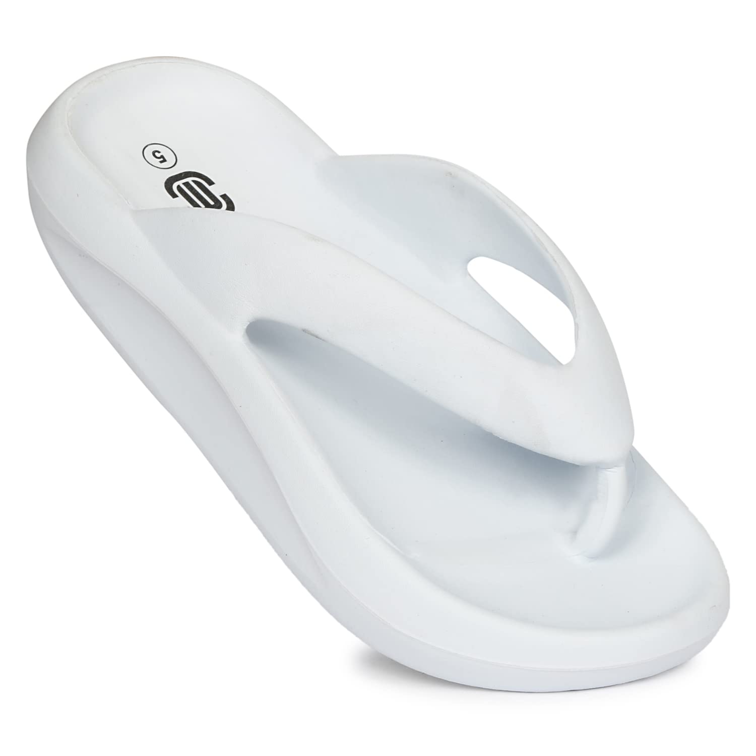 MOZAFIA Reina Stylish Premium Look | Cup Sole Design | EVA |Anti Skid Outsole FLIP Flop for Women |ICE Blue (B0BLSSQ77X) Amazon Price History, Amazon Price Tracker