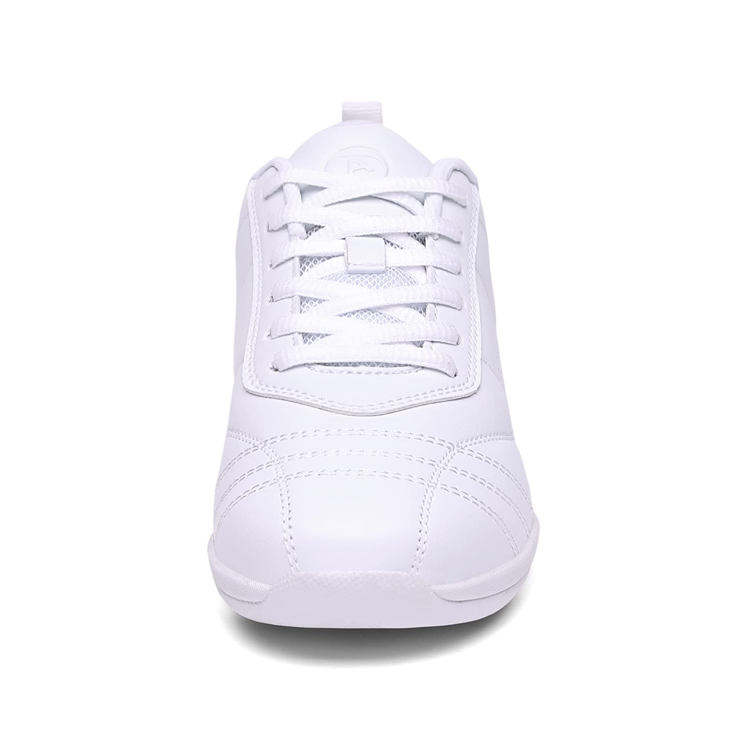 DADAWEN Damen Cheerleading Schuhe Mädchen Sneaker Weiß