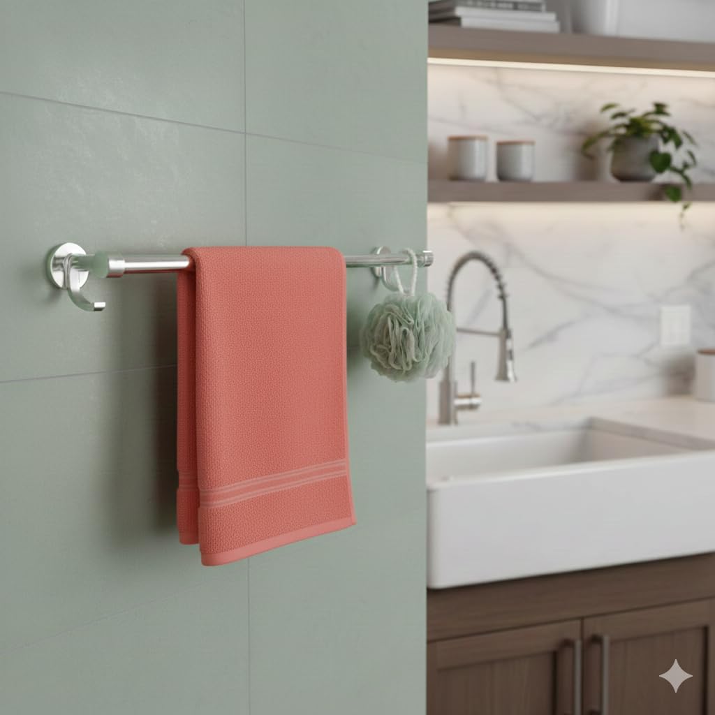 Stainless Steel Wall Mounted Towel Rod -2
