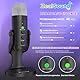 zealsound USB Mikrofon, 2.4GHz Drahtloses Mikrofon für iPhone Handy Android, Schnurloses Kondensator Desktop Microphone mit Rauschunterdrückung,Stum, für Podcast,ASMR,Gaming, aufnahmen, k66 kabellose