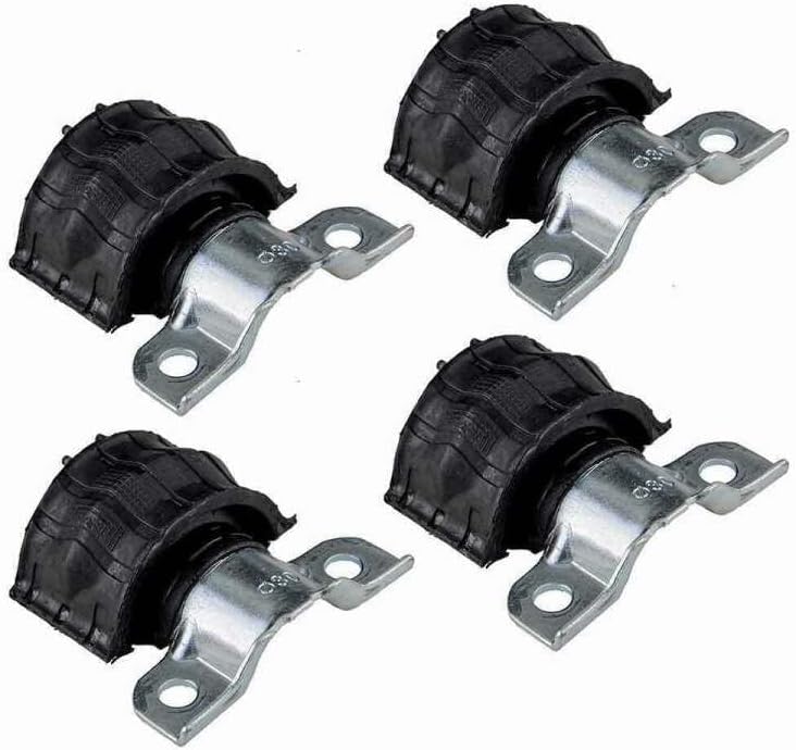 WayJun 1643231185 4 Pcs Front Suspension Stabilizer Sway Bar Bushing Compatible with Mercedes W164 GL ML