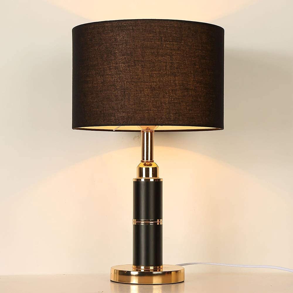 Amazon Co Jp 北欧のベッドルームベッドサイドカウンターランプシンプルモダンアイアンハードウェアクリエイティブリビングルームテーブルランプ3050cm カラー ブラック カラー ブラック ホーム キッチン