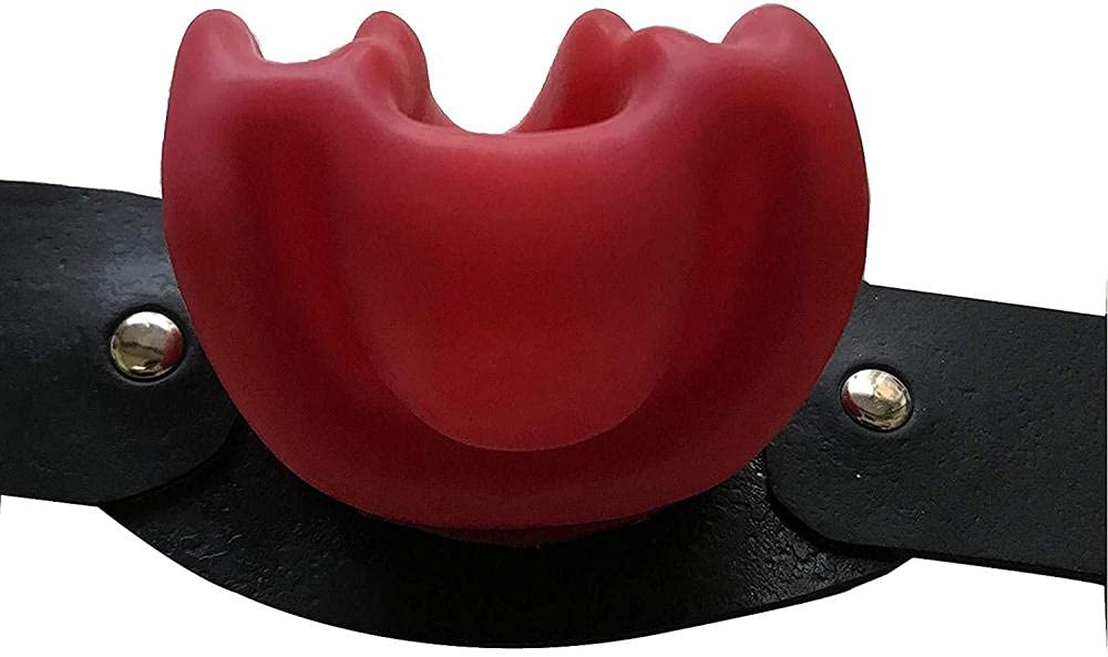 Knebel Mundknebel Fetisch SM Ballknebel 100% SM Latexknebel BDSM Adult Slave Silikon Leder Bondage Flirten Sexpielzeug Silikon Lippen Mundknebel