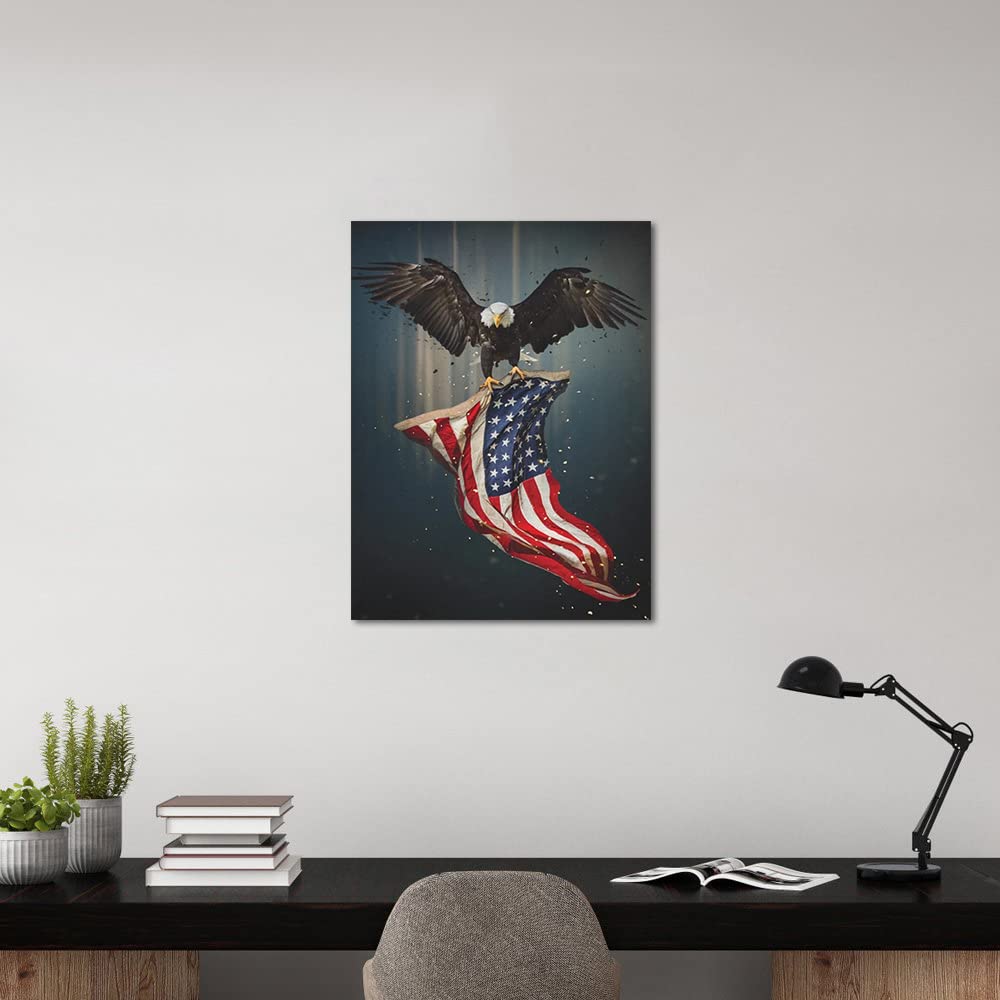 Amazon｜アメリカ国旗ウォールアート - アメリカのキャンバスプリント