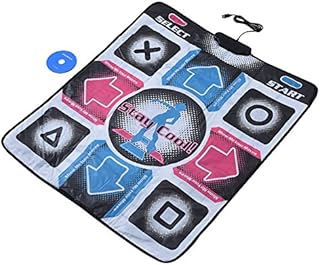 Akozon Dance Pad, Dance Pad Controller Non-Slip Durable Wear-Resistant Dancing Step Dance Mat Pad Dancer Blanket with USB for PC TV AV Video Game [Video Game]