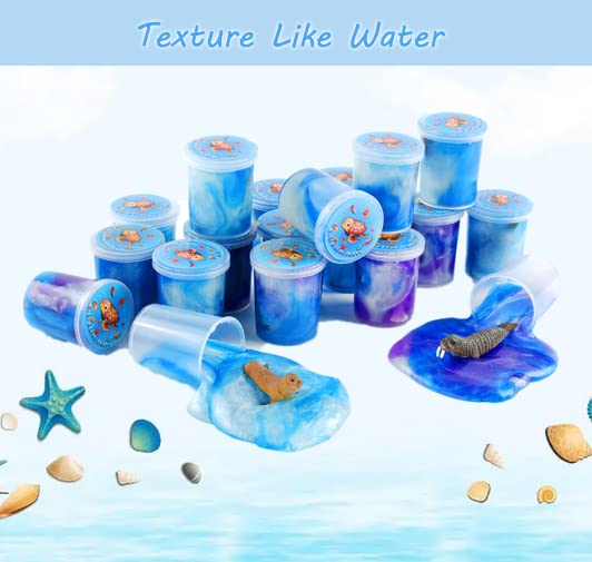 Amazon.co.jp: 海洋動物スライムトイ - カラフルな銀河スラッジ