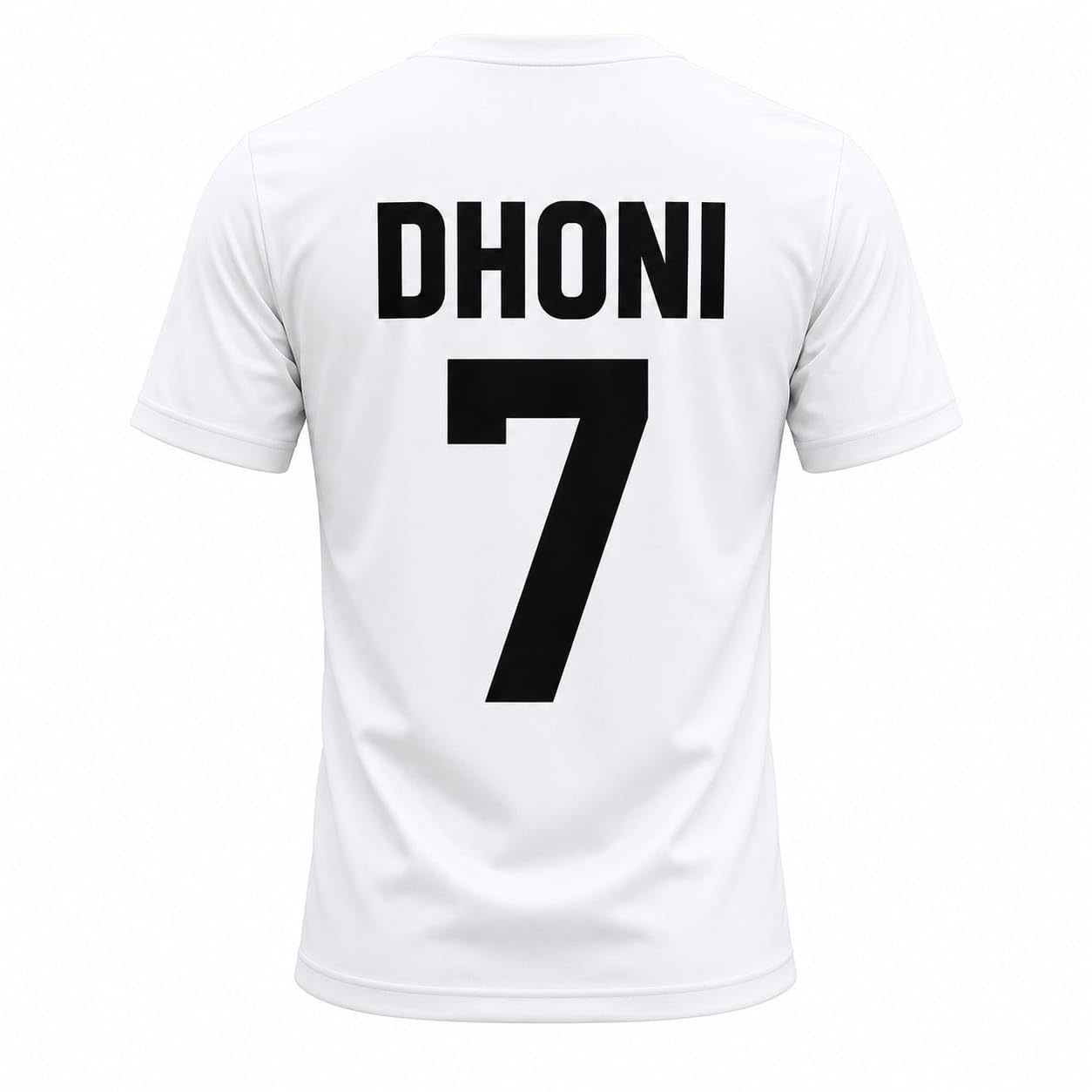 custom Customized Cricket Jersey Style Name & Number T-Shirt for Men & Women | Personalized Sports T-Shirt White Polyester Half Sleeve Tee | Unisex | Sublimation Print | MJT Tshirt-picture-22