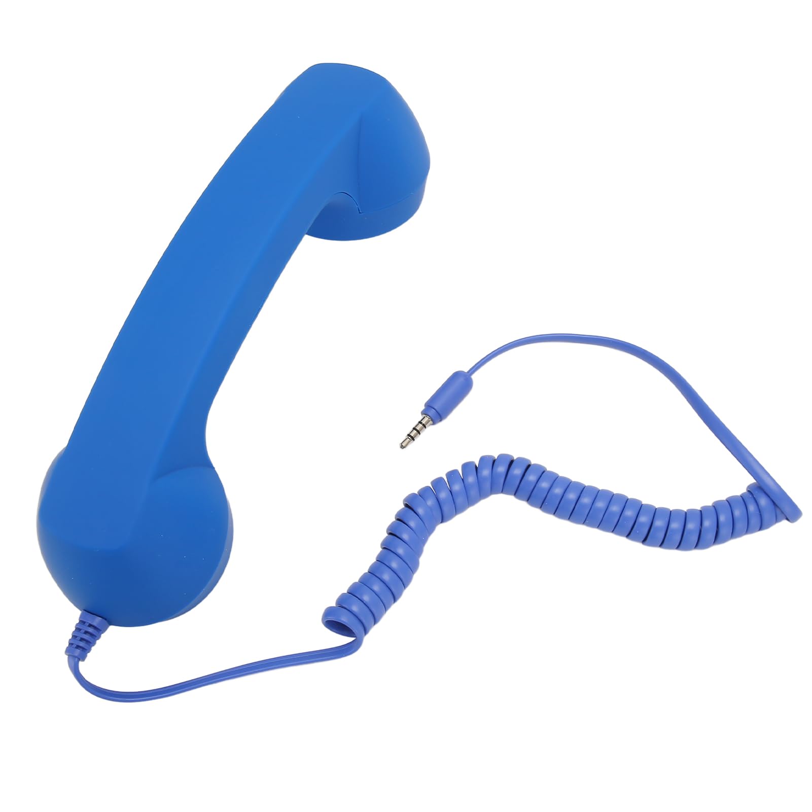 Auricular de Teléfono Retro, Receptor de Teléfono Móvil con Cable a Prueba de Radiación Profesional de 3,5 Mm, Botón de Respuesta de un Toque, para Computadoras con Teléfonos