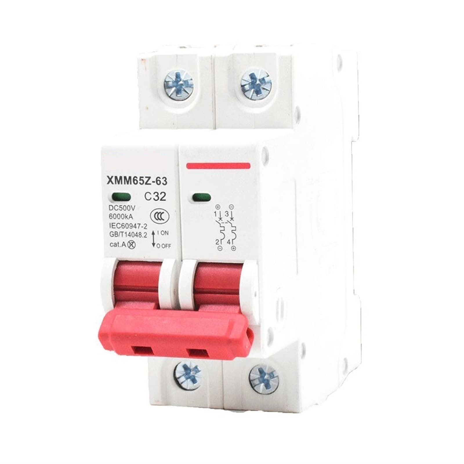Lot de 10 disjoncteurs photovoltaïques DC 500 V, fusibles solaires, régulateurs de tension, accessoires solaires(25 V)
