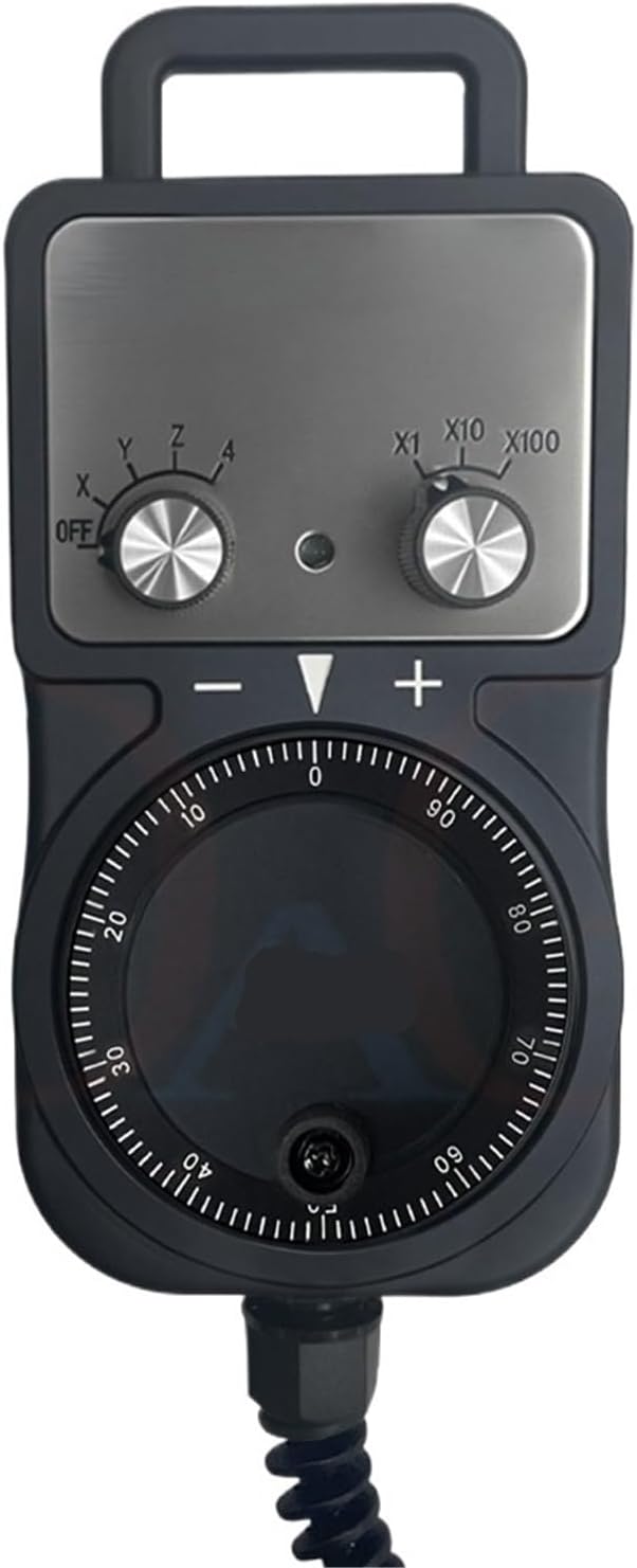 MPG Handwheel DAG -RT Series Electronic-Hand-Wheel MPG Manual Pulse Generator with Emergency and Enable Buttons MGP(12V,White_5 AXIS)