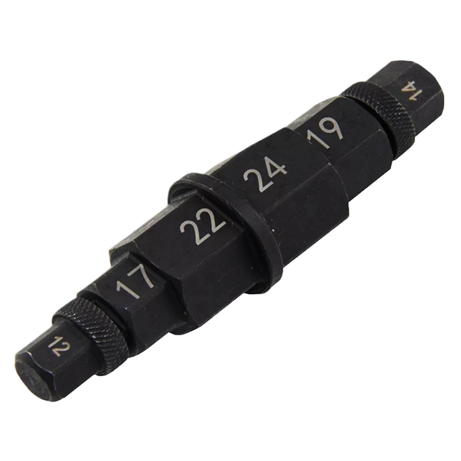 Llave de eje hexagonal de 12 a 24 mm para rueda delantera de moto 1
