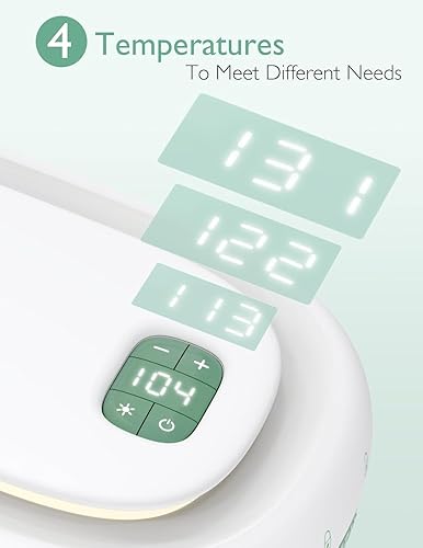 Miniatura 5 de Momcozy Calentador de toallitas para bebé, diseño innovador de resorte, dispensador de toallitas de gran capacidad, calentamiento rápido y uniforme,