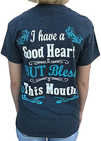 Mouth Blue and Gray Women's T-Shirt 