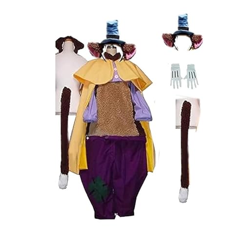 [PWPCOS]ピノキオ ギデオン コスプレ衣装 ハロウィン 仮装 コスプレ パーティー 変装 手袋＋帽子カチューシャ＋尻尾付き (ギデオン, Ｍ)のサムネイル