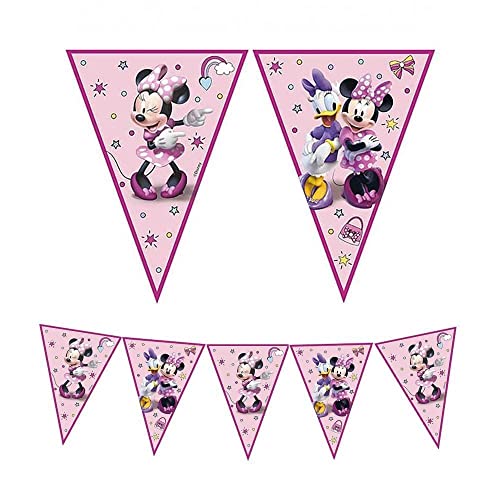 Procos Folat 93834P Bunting FSC Minnie Mouse 2.3 m Pink