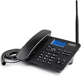 Telefone Celular Fixo Rural de Mesa CA-42S 2G Antena Interna Cor Preto
