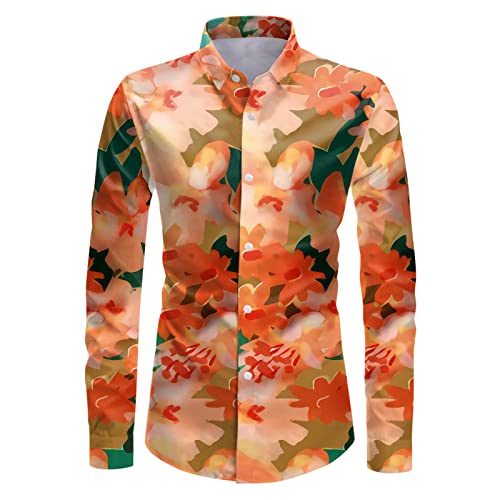 Camisas masculinas manga longa outono inverno casual estampadas moda top camisas camisas masculinas,